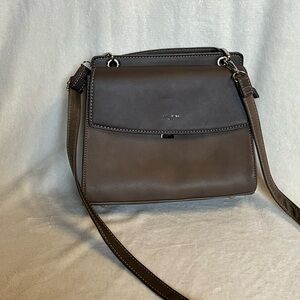 Elegant Mauve/Taupe Shoulder Bag